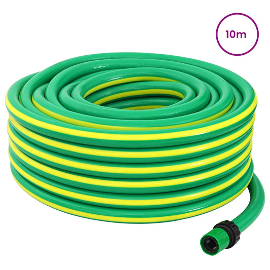 Zahradní Hadice 5-Vrstvá Zelená A Žlutá 1/2'' 10 M Pvc