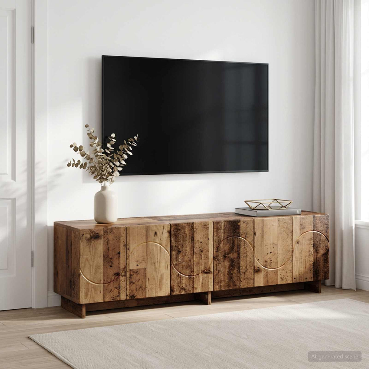 Tv Stolek Kompozitní Dřevo