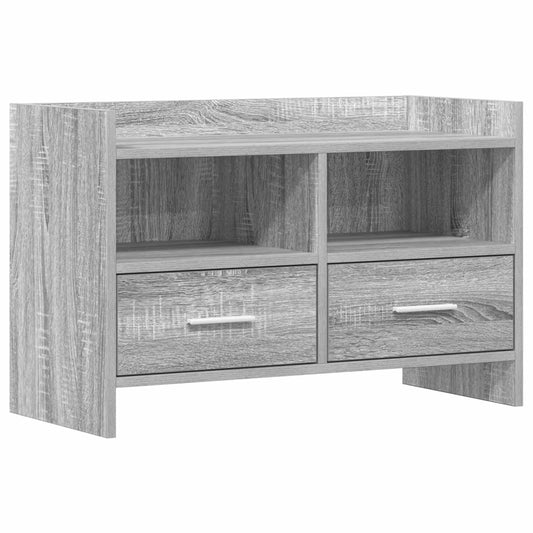 Televizní Skříň 71,5 X 33 X 47 Cm Šedý Sonoma Kompozitní Dřevo