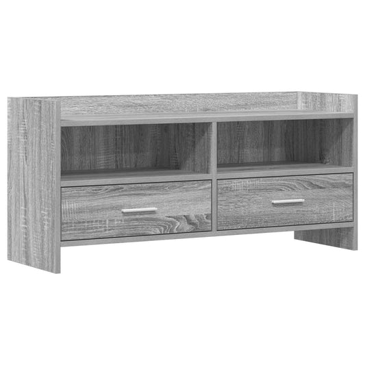 Televizní Skříň 100 X 33 X 47 Cm Šedý Sonoma Kompozitní Dřevo
