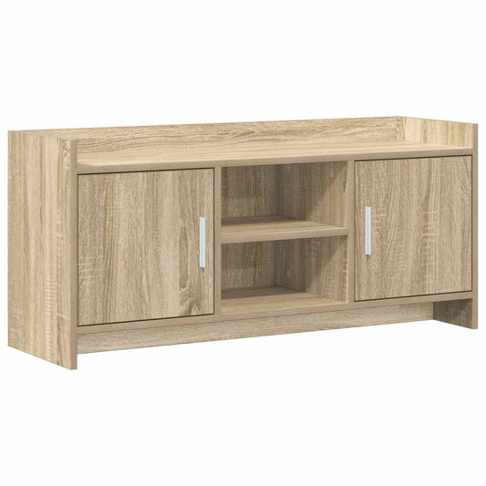 Televizní Skříň 102 X 33 X 47 Cm Dub Sonoma Kompozitní Dřevo