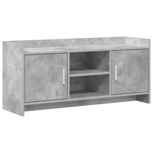 Televizní Skříň 102 X 33 X 47 Cm Betonově Šedá Kompozitní Dřevo