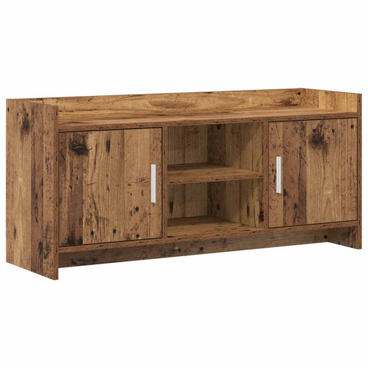 Televizní Skříň 102 X 33 X 47 Cm Staré Dřevo Kompozitní Dřevo