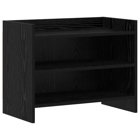 Televizní Skříň 60 X 33 X 47 Cm Černý Dub Kompozitní Dřevo