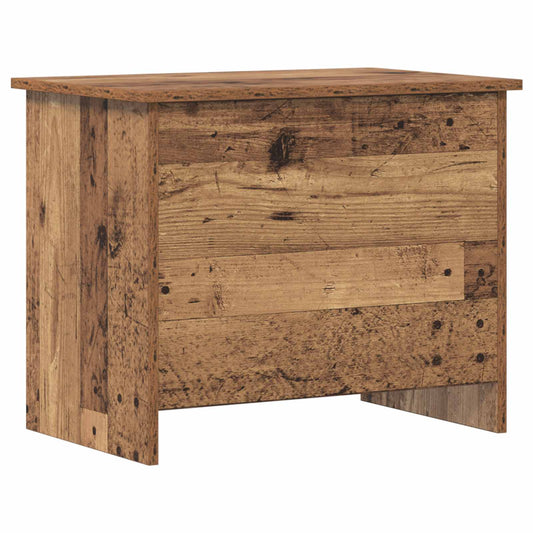 Úložná Truhla Staré Dřevo 60 X 40 X 50 Cm Kompozitní Dřevo