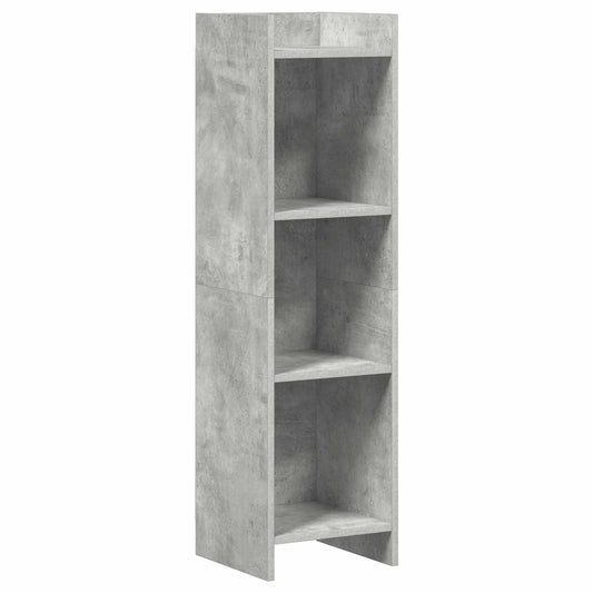 Knihovna Betonově Šedá 30 X 30 X 111 Cm Kompozitní Dřevo