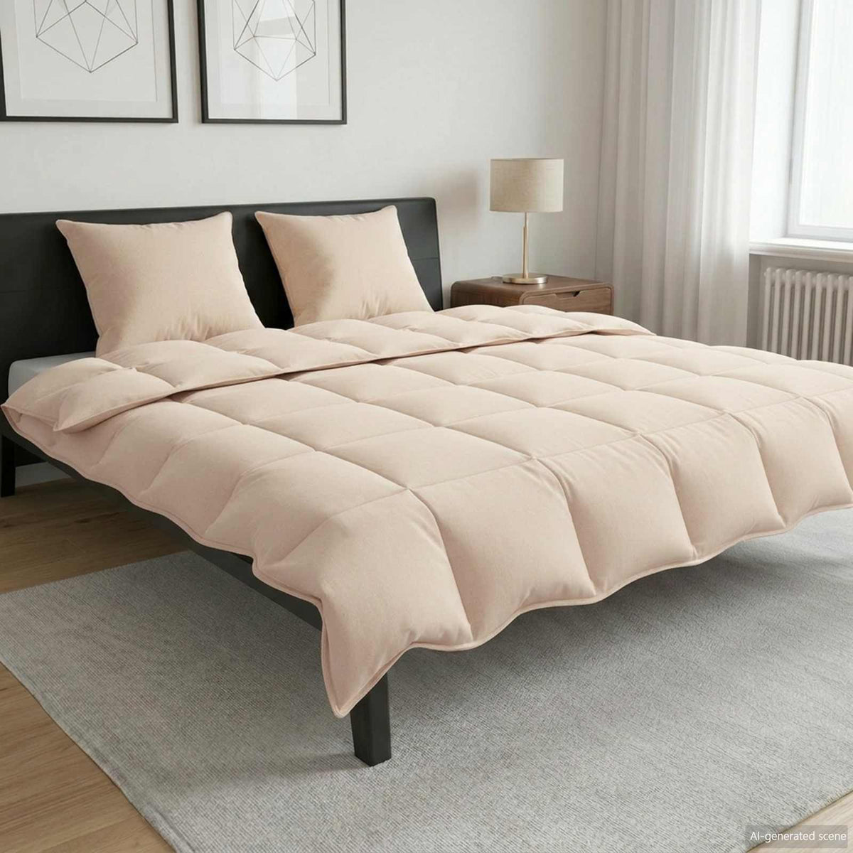Celoroční Přikrývka Celoroční 250 Gsm Béžová