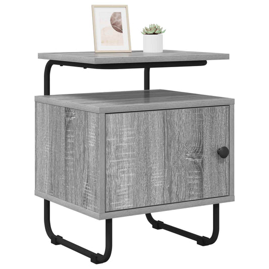 Noční Skříňka Šedý Sonoma Kompozitní Dřevo