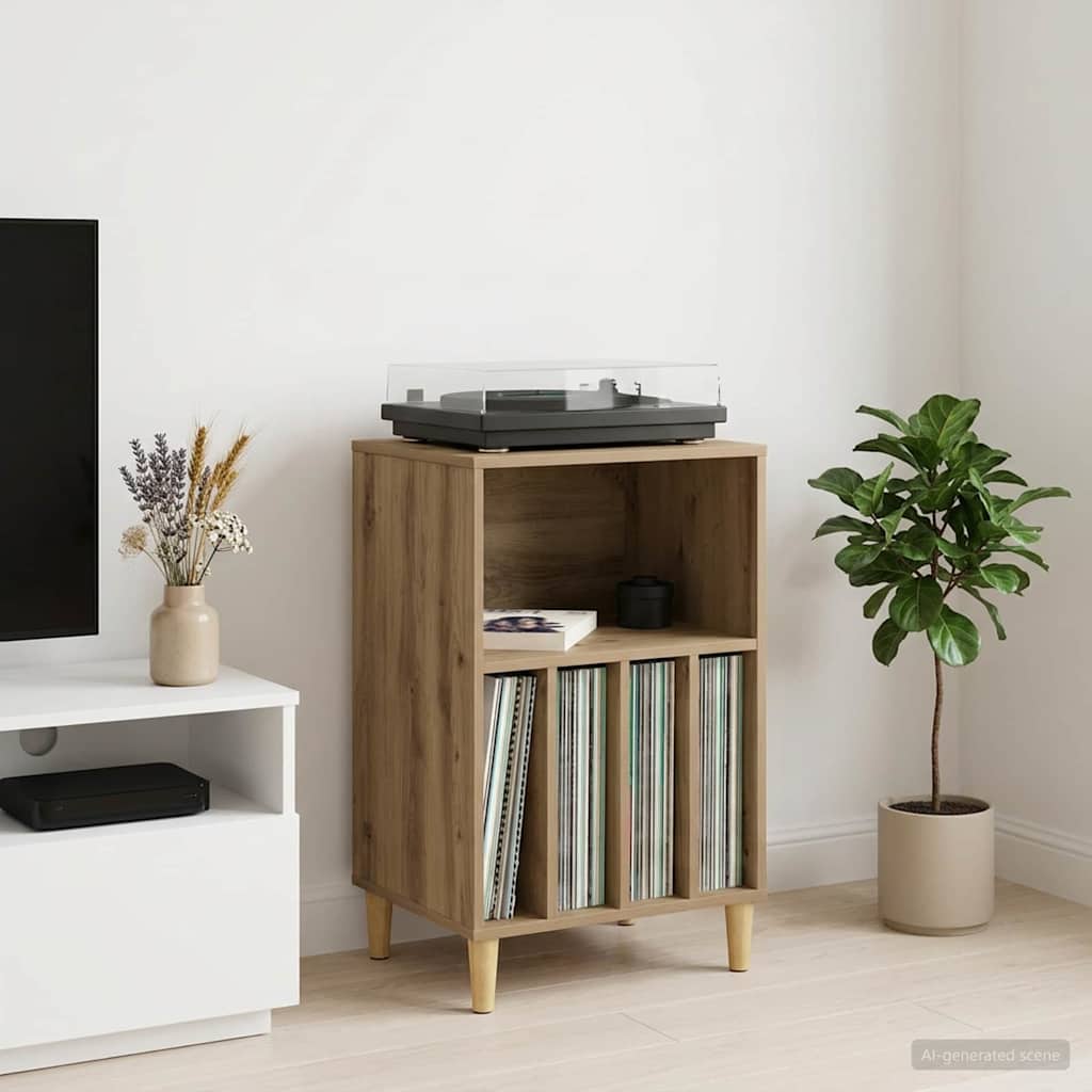 Stojan Na Gramofon 47 X 39,5 X 74,5 Cm Kompozitní Dřevo
