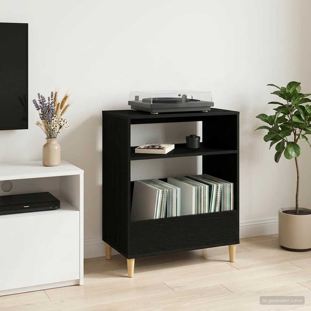 Stojan Na Gramofon 71 X 39,5 X 83 Cm Kompozitní Dřevo