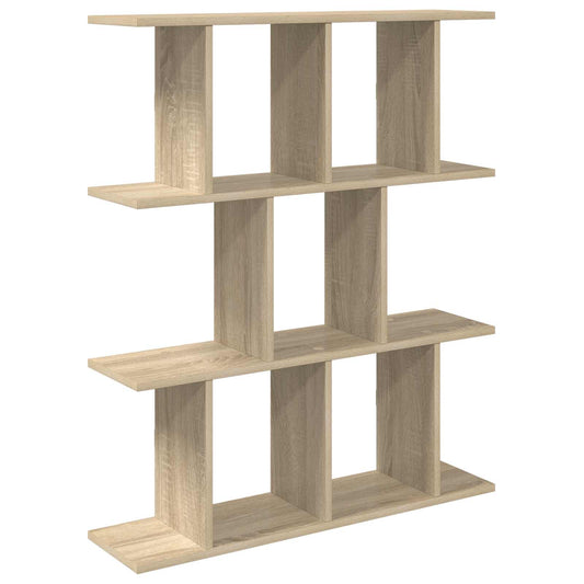 Nástěnná Polička Dub Sonoma 80 X 20 X 96 Cm Kompozitní Dřevo