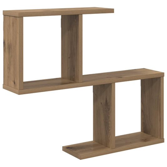 Nástěnná Polička Dub Artisan 60 X 12 X 50,5 Cm Kompozitní Dřevo