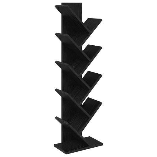 Stromová Knihovna 6-Podlažní 30 X 18 X 100 Cm Kompozitní Dřevo
