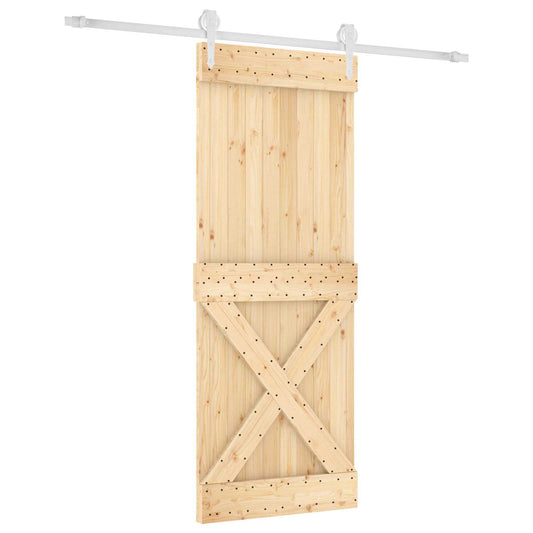 Posuvné Dveře Přírodní A Bílá 90 X 210 Cm