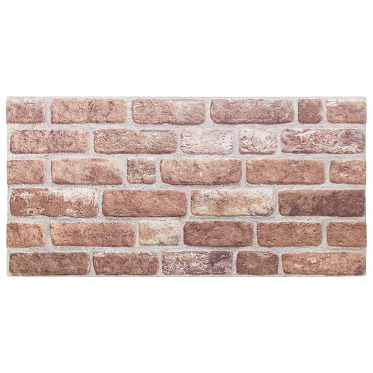 Nástěnné Panely 10 Pcs Hnědá 100 X 50 Cm Eps Pěna