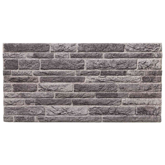 Nástěnné Panely 10 Pcs Antracitová 100 X 50 Cm Eps Pěna