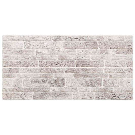Nástěnné Panely 10 Pcs Světle Šedá A Bílá 100 X 50 Cm Eps Pěna