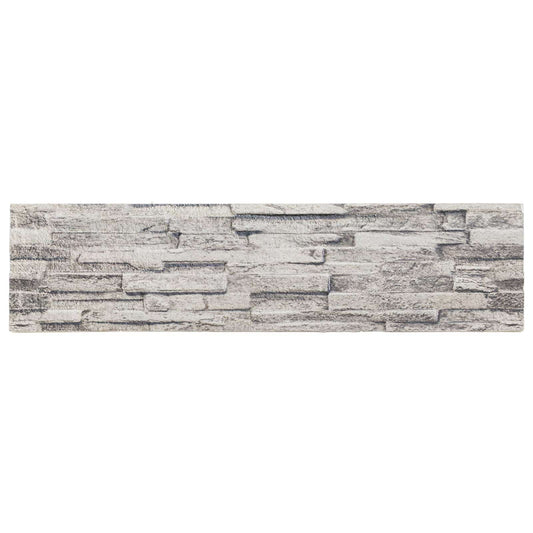 Nástěnné Panely 10 Pcs Světle Šedá 100 X 25 Cm Eps Pěna