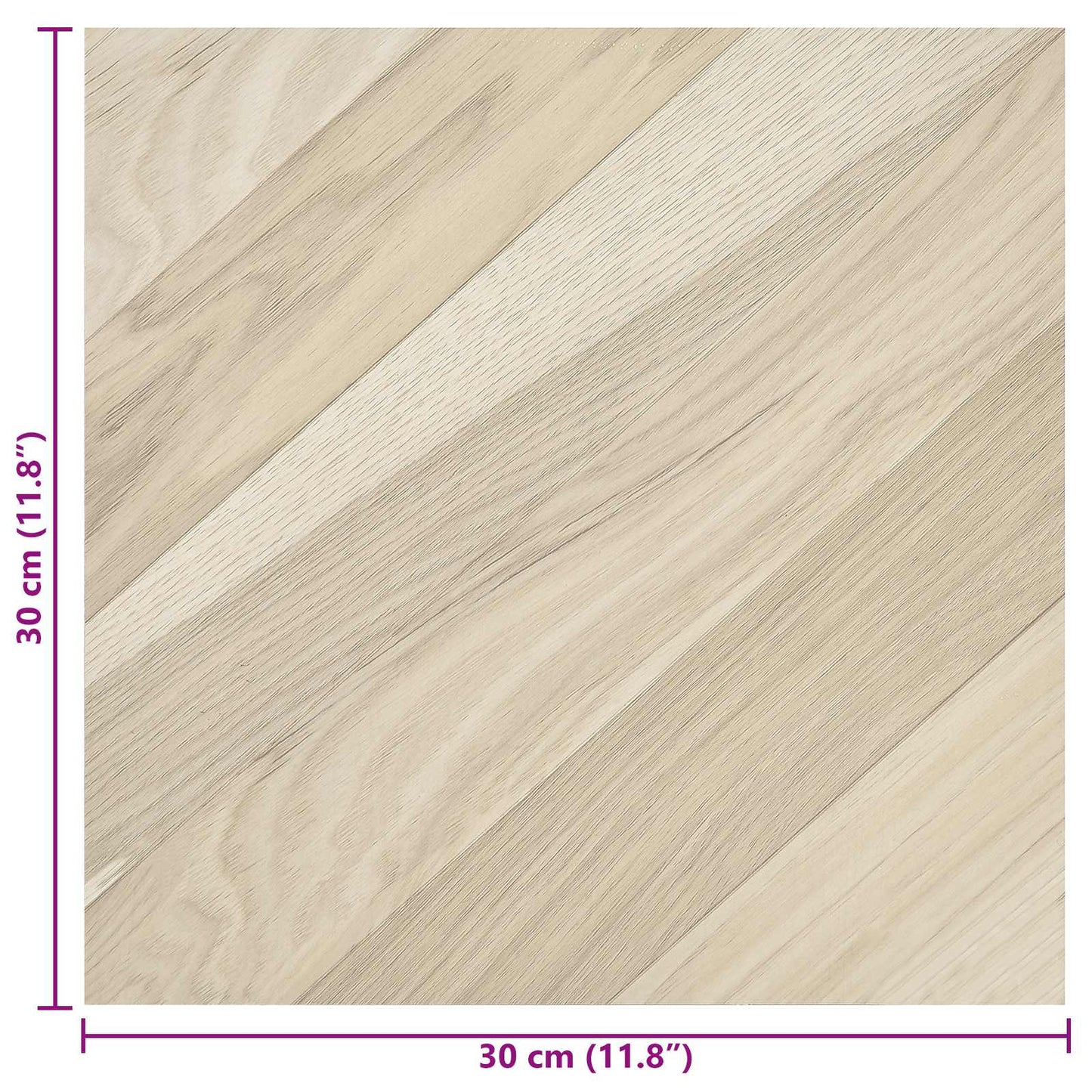 Samolepicí Podlahová Prkna 30,5 X 30,5 Cm 20 Pcs Pvc