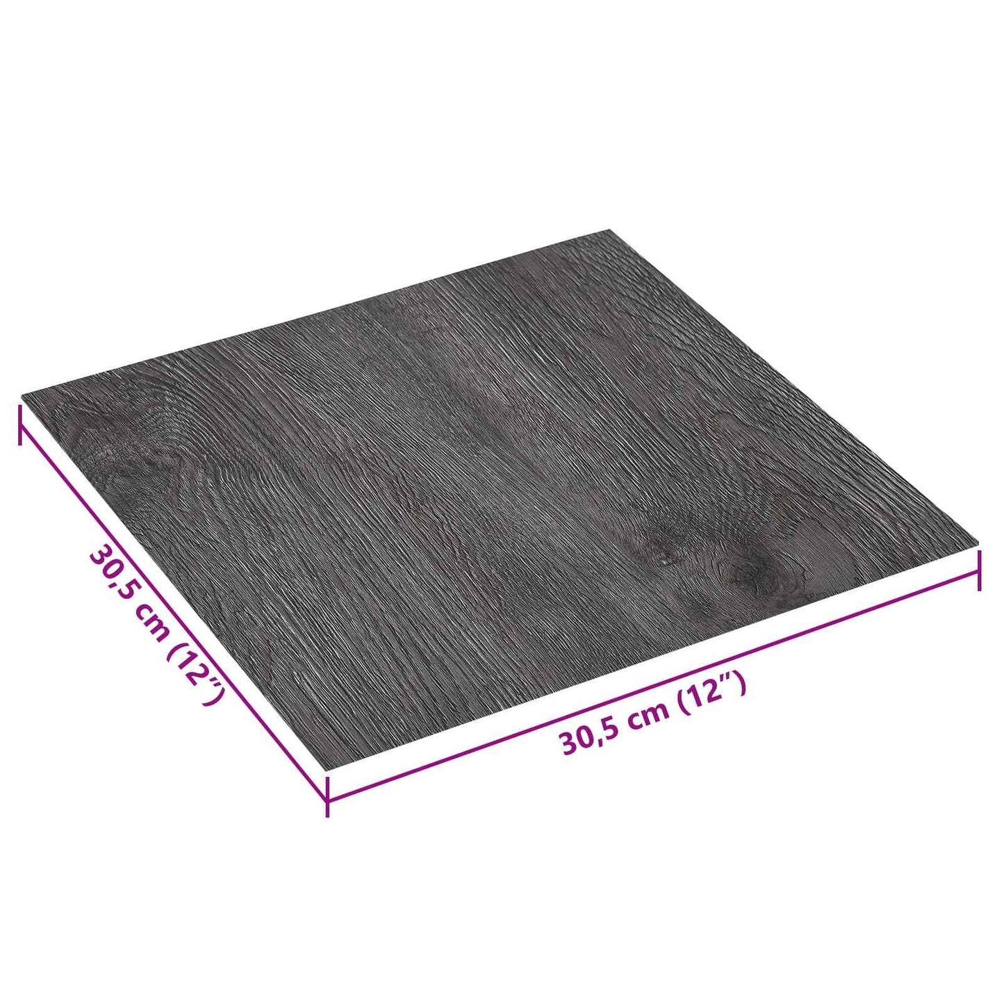 Samolepicí Podlahová Prkna 30,5 X 30,5 Cm 20 Pcs Pvc