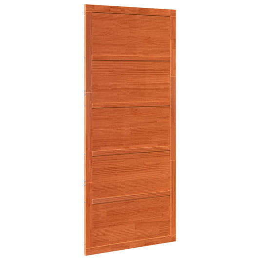 Zavěsné Posuvné Dveře Voskově Hnědá 90 X 2,5 X 208 Cm