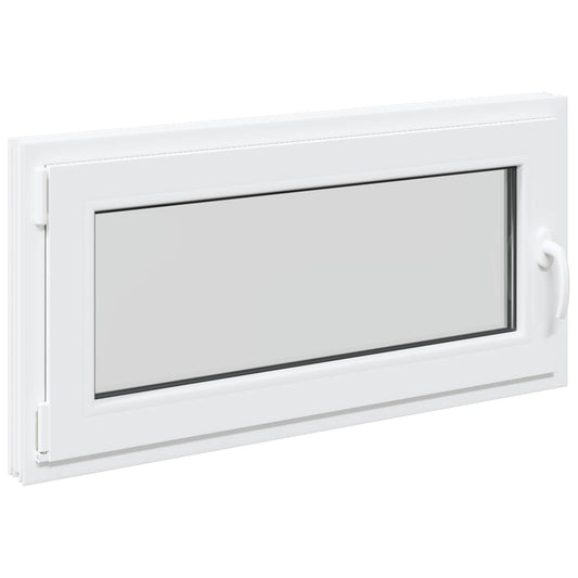 Okeno Do Suterénu Risor 100 X 50 Cm Pvc A Sklo Bílá