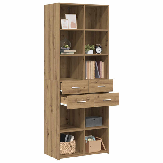 Knihovna Dub Artisan 30 X 42,4 X 185,2 Cm
