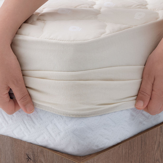 Chránič matrace Vilnawashed, S výplní z vlny, zimní, 180x200 cm