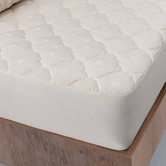 Chránič matrace do dětské postýlky Vilnawashed, S výplní z vlny, zimní, 60x120 cm