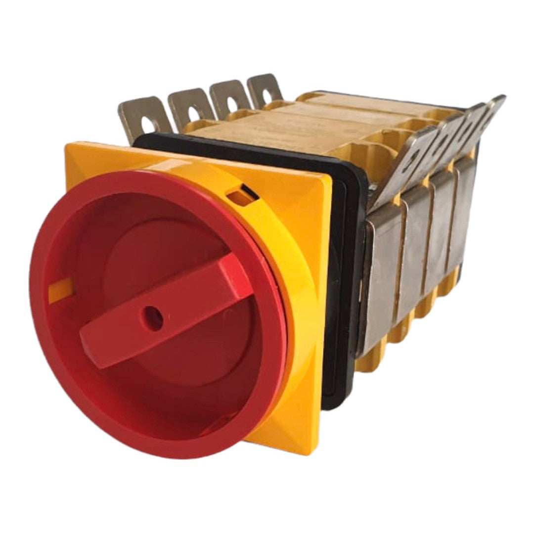 Zablokovatelný nouzový údržbový skupinový přepínač 1-0-2, 1-2-3-4 pólů, 10-400A