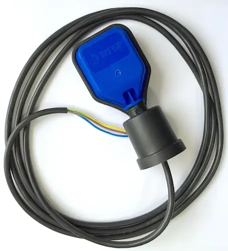 Hladinový spínač plovákový pro čistou vodu (plnění, vypouštění), NO+NC, PVC