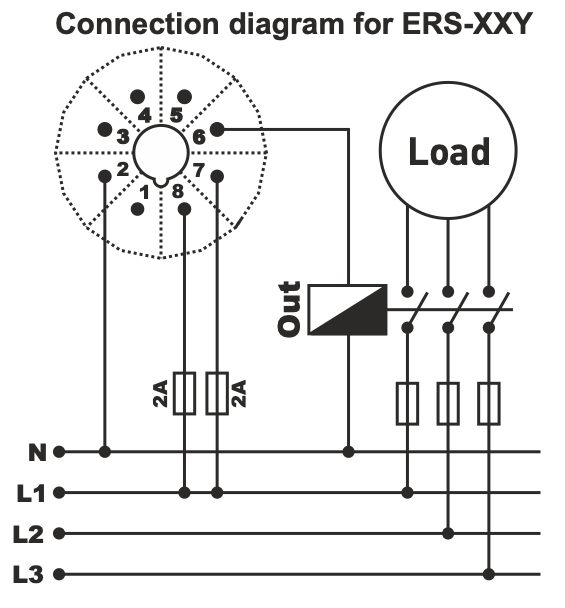 Zpožďovací časové relé 230 V/AC 8-pin, 48 x 48mm - 3 / 12 / 30 / 60 sec/min