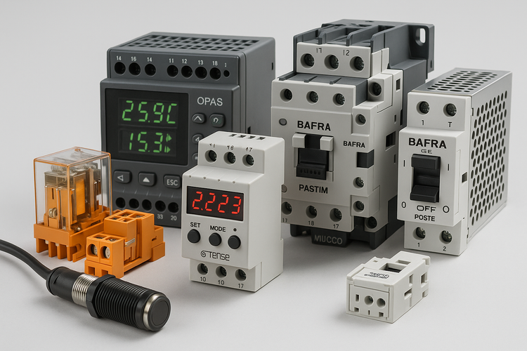 Elektromateriál a zařízení pro průmyslovou automatizaci