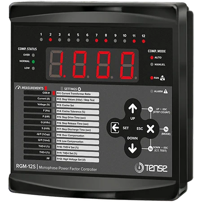 Regulátor jalového výkonu 12 úrovňový  s LED obrazovko