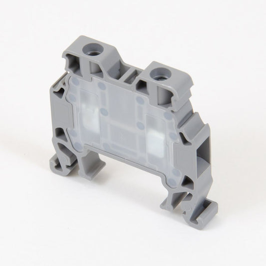 ONKA 4mm2 Šroubová kolejnicová spojka svorkovnice Terminál na DIN lištu 2-vodičová šedá, 1010022