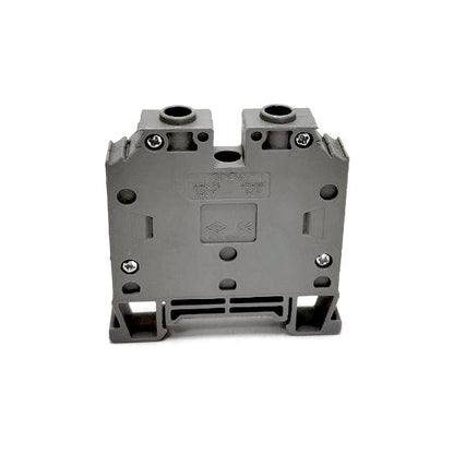 ONKA 25mm2 Šroubová kolejnicová spojka svorkovnice Terminál na DIN lištu 2-vodičová šedá, 1010062