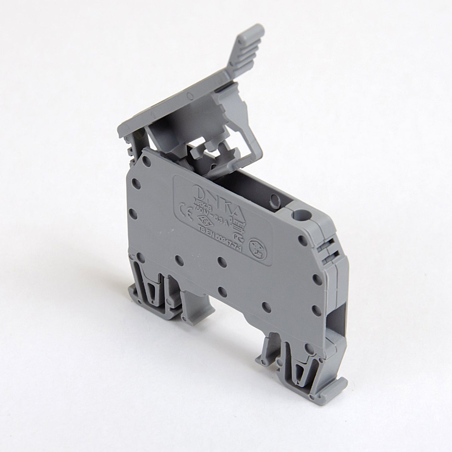 ONKA 6mm2 šroubové připojení pojistková svorkovnice (pojistka není součástí) šedá, 1010241