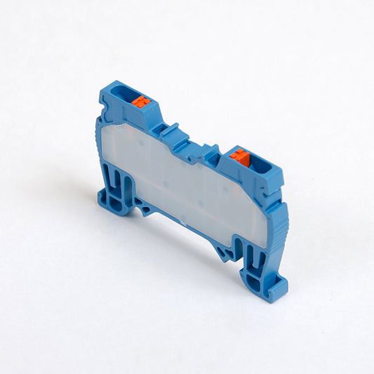 ONKA 1,5mm2 pružinová kolejnicová spojka svorkovnice Terminál na DIN lištu 2-vodičová modrá, 1020005