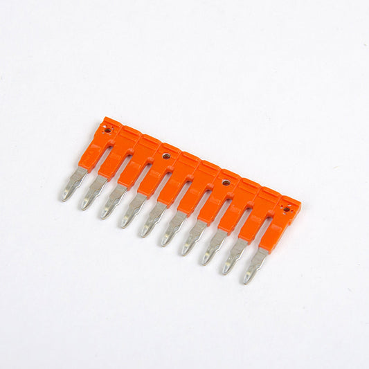 ONKA 1.5/10 Zásuvný 10-dráhový hřebenový můstek izolovaný, univerzální (pro pružinovou a šroubovou svorkovnici 1.5mm2), 1060104