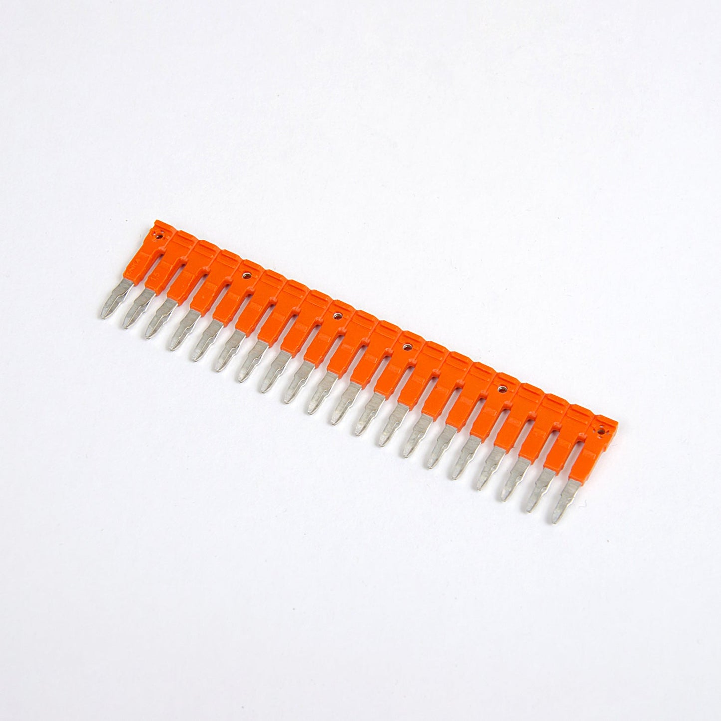 ONKA 1.5/20 Zásuvný 20 pólový hřebenový můstek izolovaný, univerzální (pro pružinovou a šroubovou svorkovnici 1,5mm2), 1060105