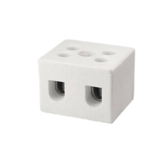ONKA 0.75-1.5mm2  / 2-dráhy  Steatit / Keramická / Porcelánová přípojka - PORCELAIN TERMINAL BLOCK, 1070001