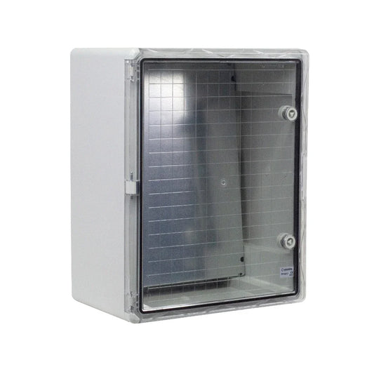Rozvaděč plastové průhledné dveře 400x500x240mm IP65 PP3017