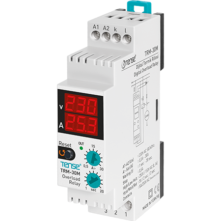 Digitální nadproudové relé s ochranou proti přepětí TRM-30M