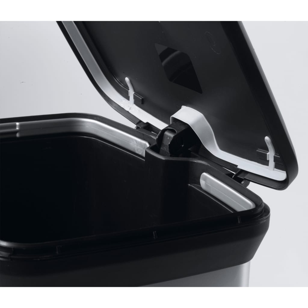 Curver Pedálový Odpadkový Koš Deco Obdélníkový Stříbrný