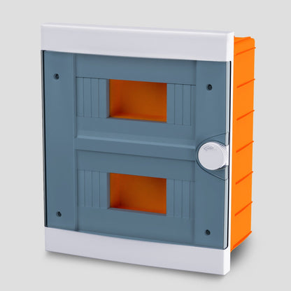 ARS Modulární rozváděč 16 MOD (16 pojistek), rozvodná skříň pod omítku plastová, průhledná dvířka IP40, 341206