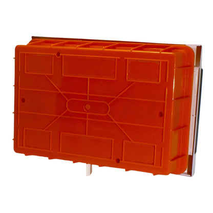 ARS Modulární rozváděč 9 MOD (9 pojistek), rozvodná skříň pod omítku plastová, průhledná dvířka IP40, 341215