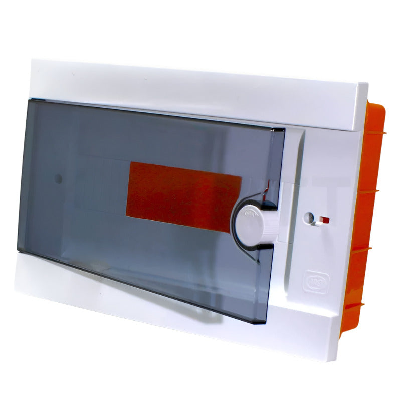 ARS Modulární rozváděč 2-6 MOD (2-6 pojistek), rozvodná skříň pod omítku plastová, průhledná dvířka IP40, 341213