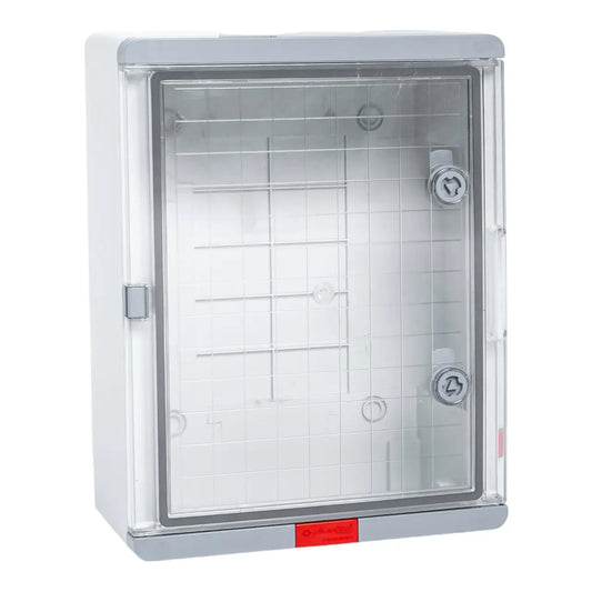 Plastový box IP 67, transparentní dveře, 300x200x130 mm