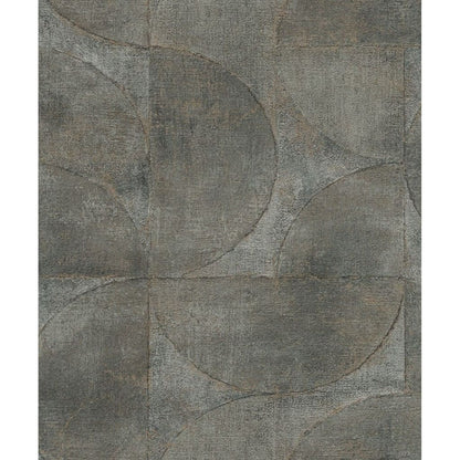 Tapeta Noordwand Vintage Deluxe Graphic Circle Look Metalická Zelená