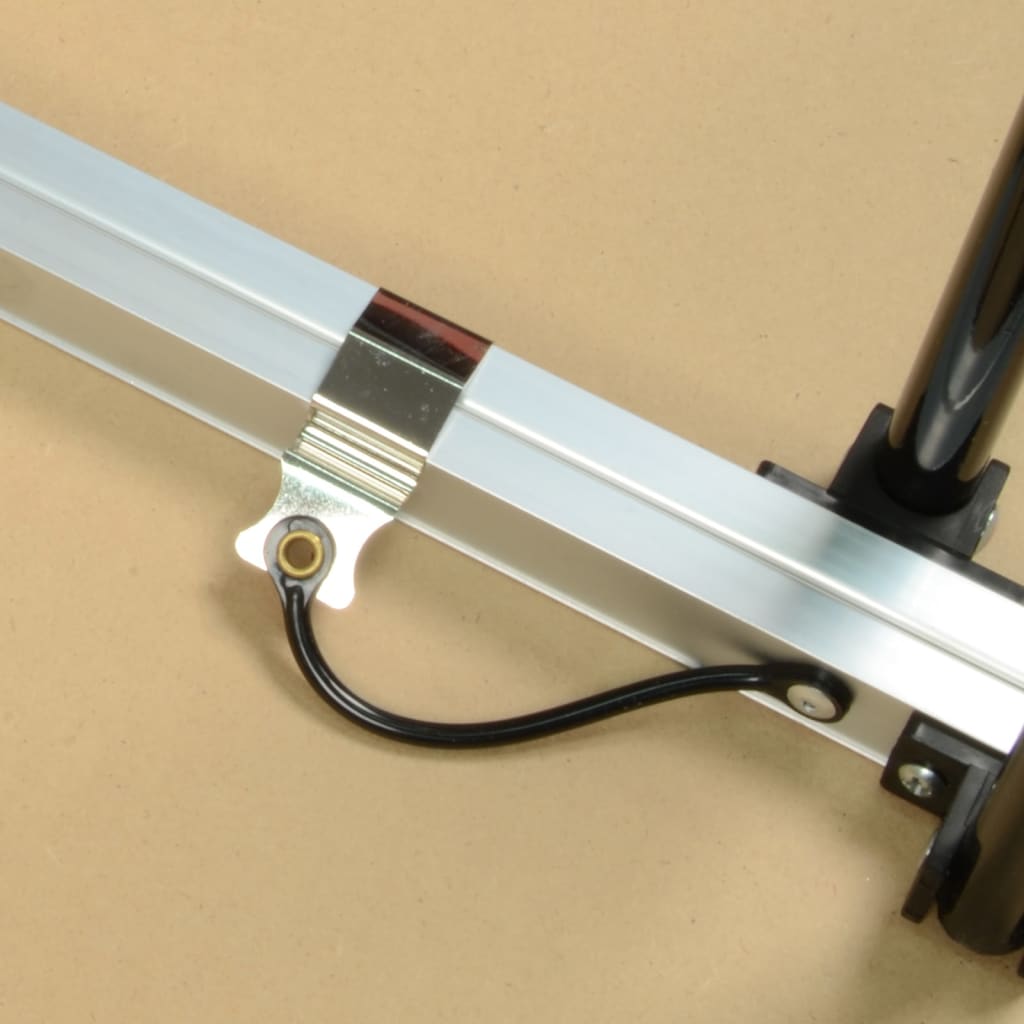 Brüder Mannesmann Sada Multifunkčních Skládacích Stolků Hliník 3 Ks